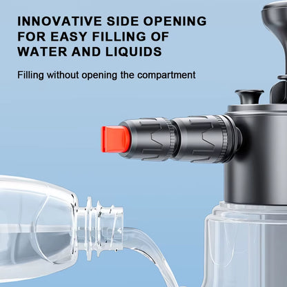 SEAMETAL 2L Hand Pump Foam Sprayer Side Open Pneumatic Car Wash Foam Sprayer Snow Foam High Pressure Auto Washing Spray Bottle