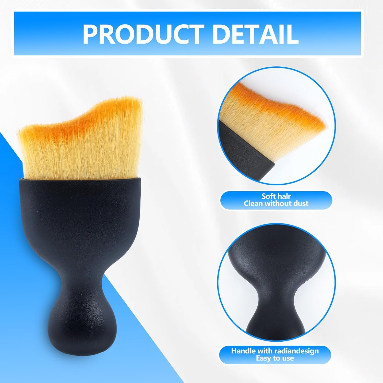 6 Pack Car Cleaning Supplies – Car Duster Interior & Brush Interior & Cleaning Gel, Car Detailing Cleaning Kit for Cars, Trucks, Suvs & Rvs