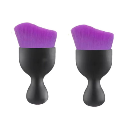 Car Vent Purple Cleaning Soft Brush Interior Detail Brush Crevice Cleaning Maintenance Dust Remover Car Beauty Tools
