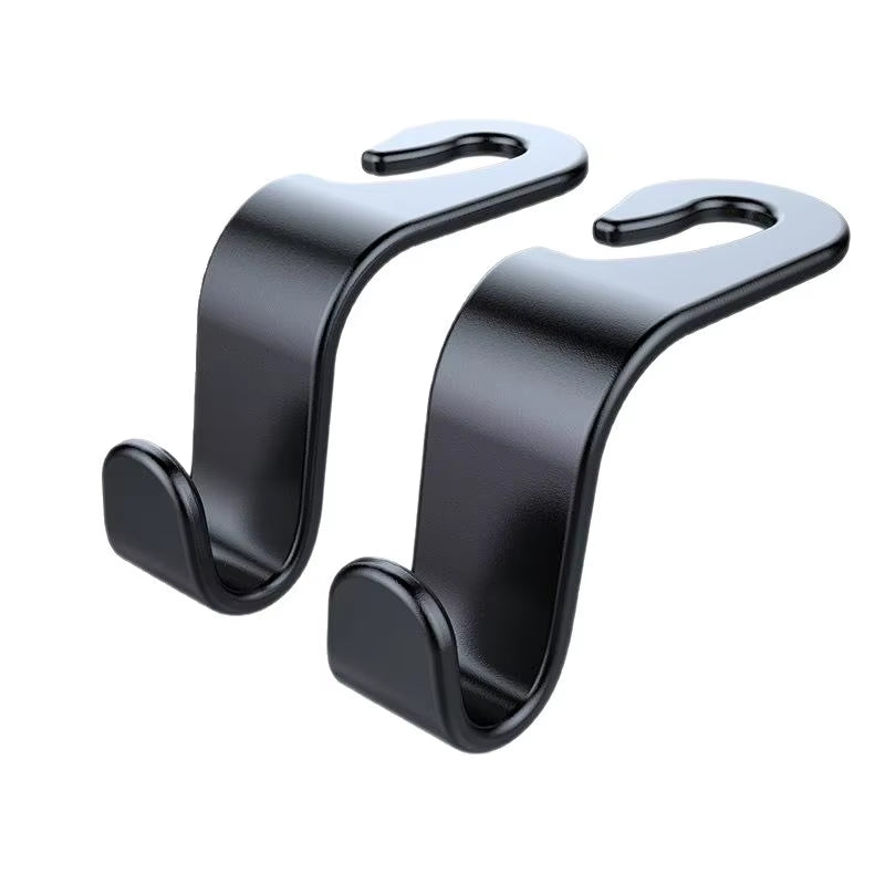 2/4Pcs Car Headrest Hooks Hanger for Bags Seat Back Organizer Holder Clips Auto Fastener Hooks Car Storage Interior Accessories