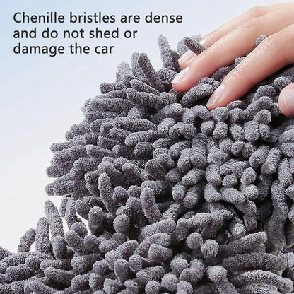 Car Wash Brush with Long Handle - Rotatable Long Handle Car Cleaning Kit Brush Duster Scratch Free Cleaning Tool, Car Cleaning Kit Windshield Window Microfiber Car Duster Dry Towels for Cars (A)