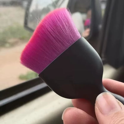 Car Vent Purple Cleaning Soft Brush Interior Detail Brush Crevice Cleaning Maintenance Dust Remover Car Beauty Tools